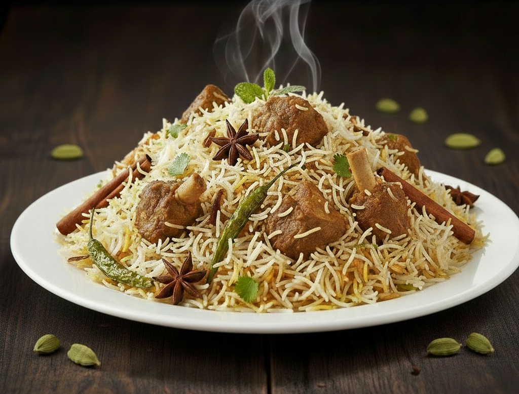Mutton Dum Biryani